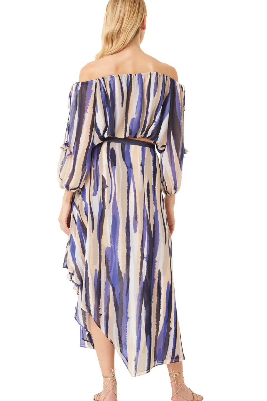 MISA Los Angeles Skirts & Shorts>ZULIKA SKIRT Stripedinstinct
